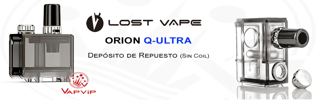 La mejor tienda de cigarrillos electrónicos y vapeo en España Depósito Repuesto Q-ULTRA Pod LOST VAPE